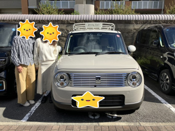 ラパン納車しました！！